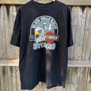 Vintage 1994 Harley Davidson 54th Sturgis Single Stitched T Shirt Size XXL